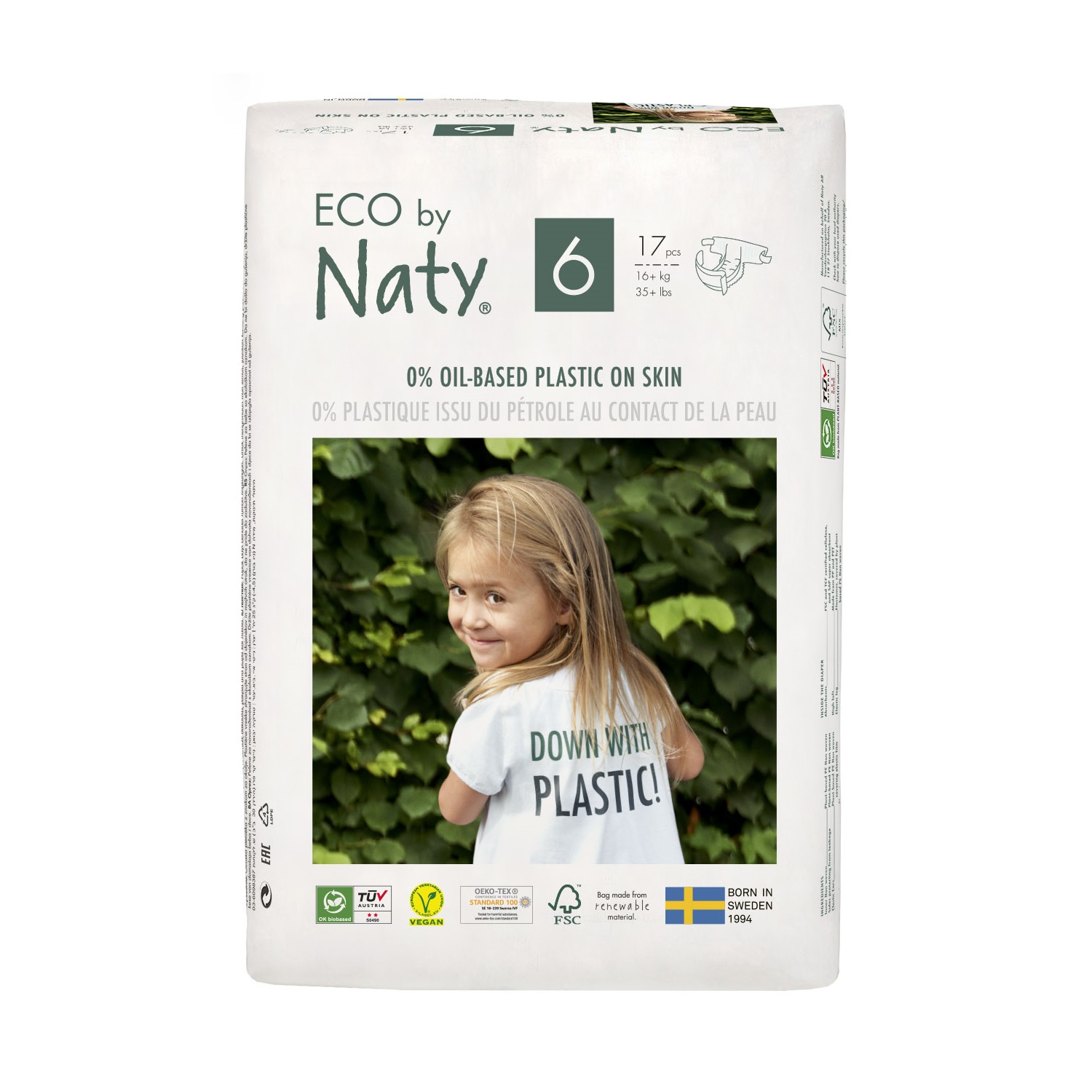 Подгузники Naty 6 17 шт. - фото 1