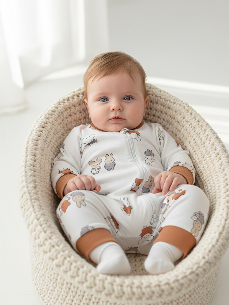 Изображение товара Комбинезон Эскимо для малышей 74 см демисезонный мягкий хлопок