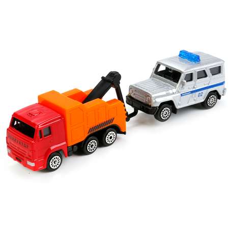 Эвакуатор Технопарк КАМАЗ и UAZ Хантер