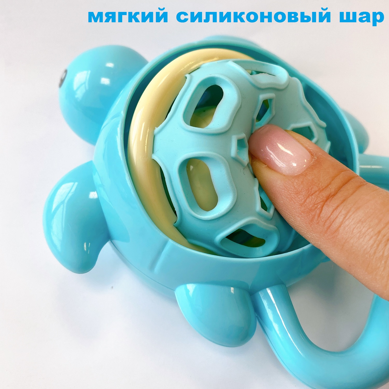 Игрушка Uviton погремушка Черепашка - фото 2