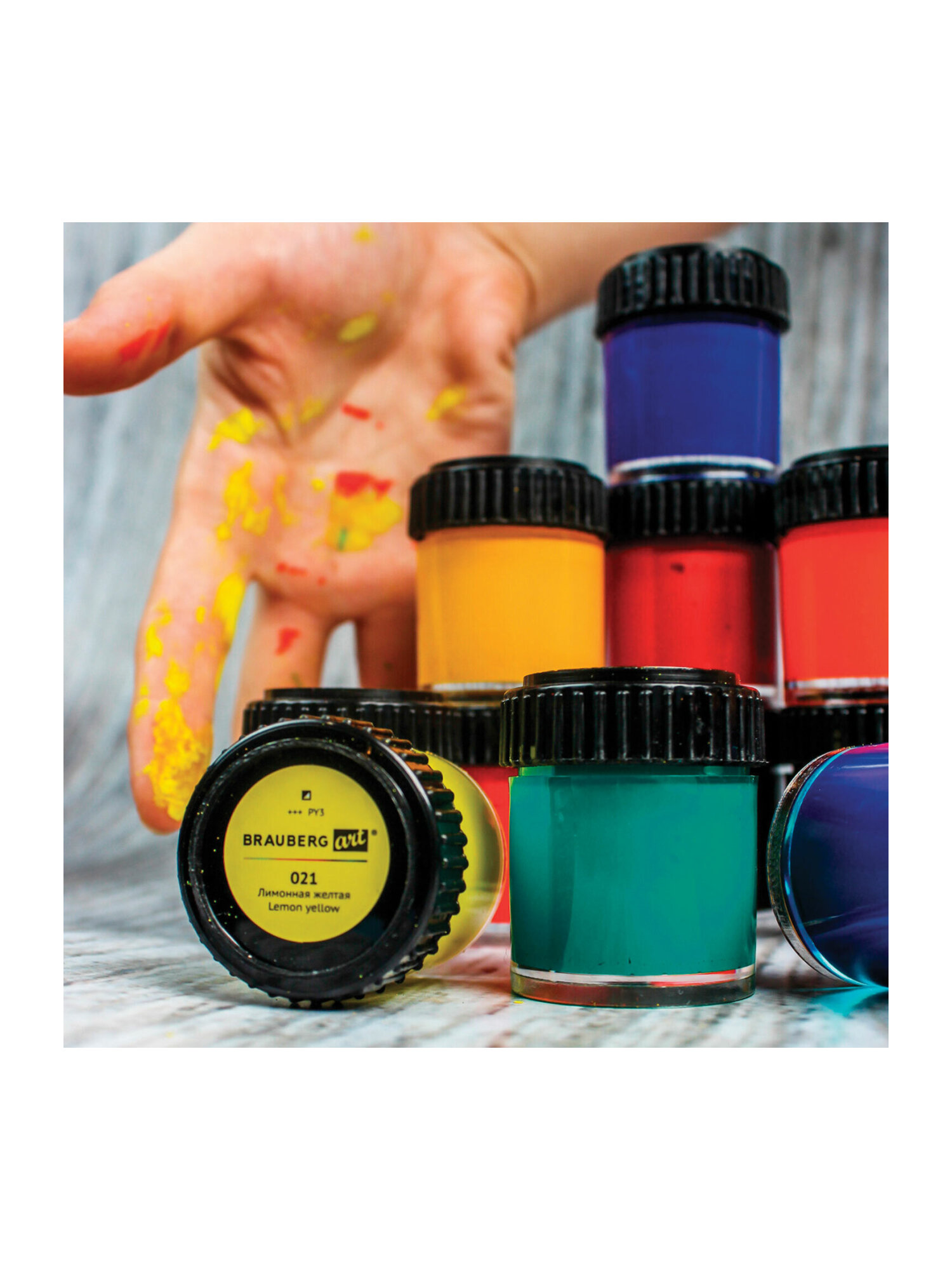 Краски гуашь Brauberg 12 цв. - фото 21