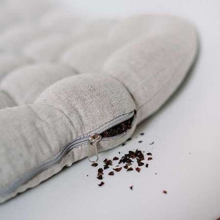 Подушка на стул BIO-TEXTILES Био naturel с лузгой гречихи