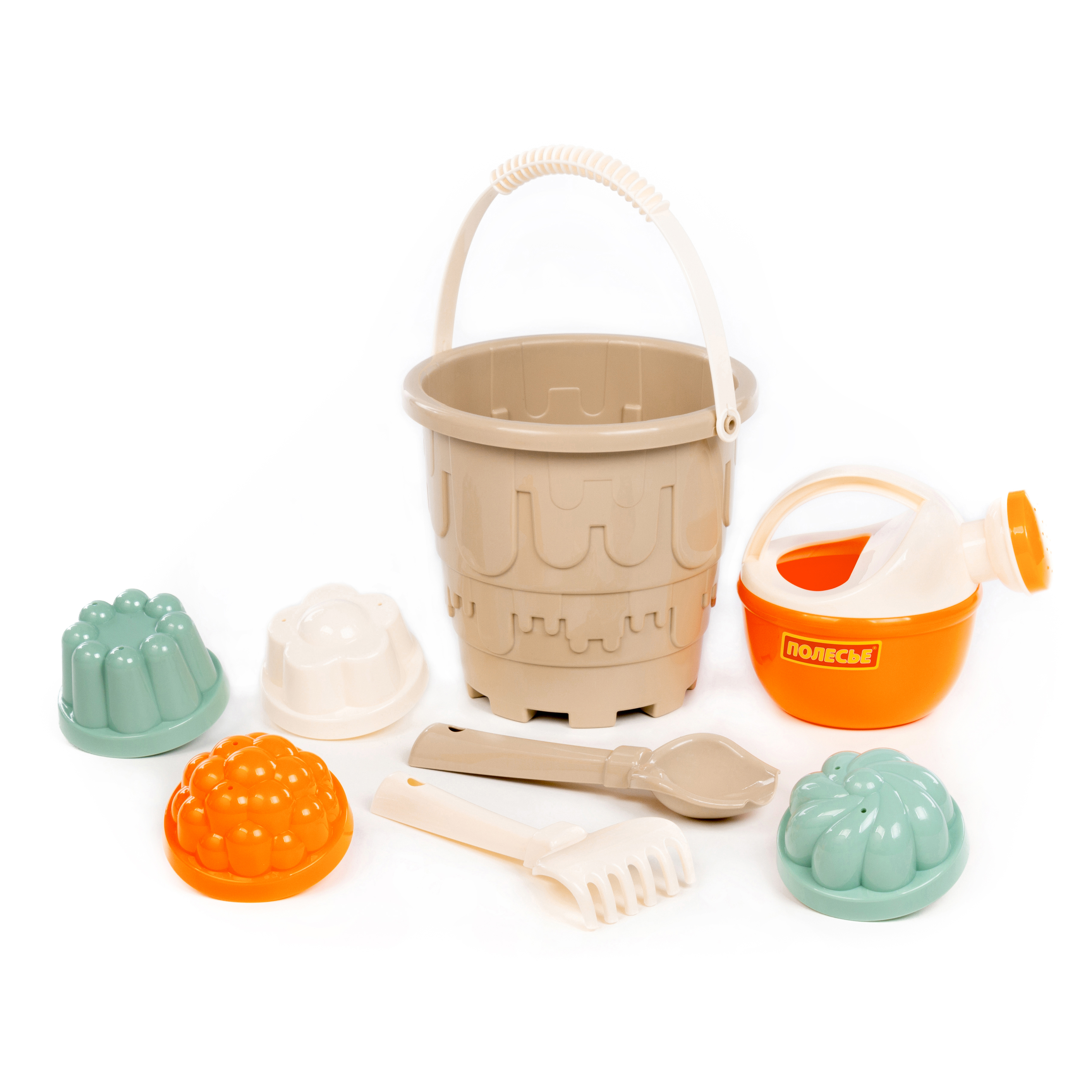 Песочный набор Полесье 8 элементов 1 предм. - фото 3