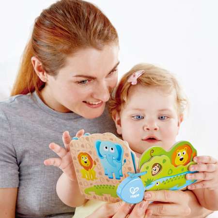 Игрушка Hape книжка Дикие животные