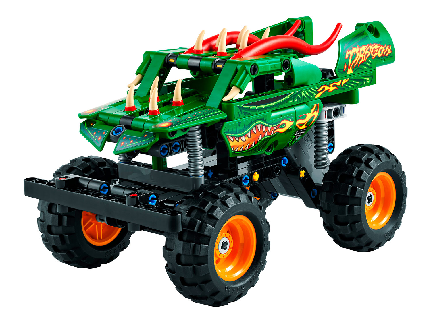 Конструктор LEGO Technic Внедорожник монстр-трак Дракон блочный - фото 5