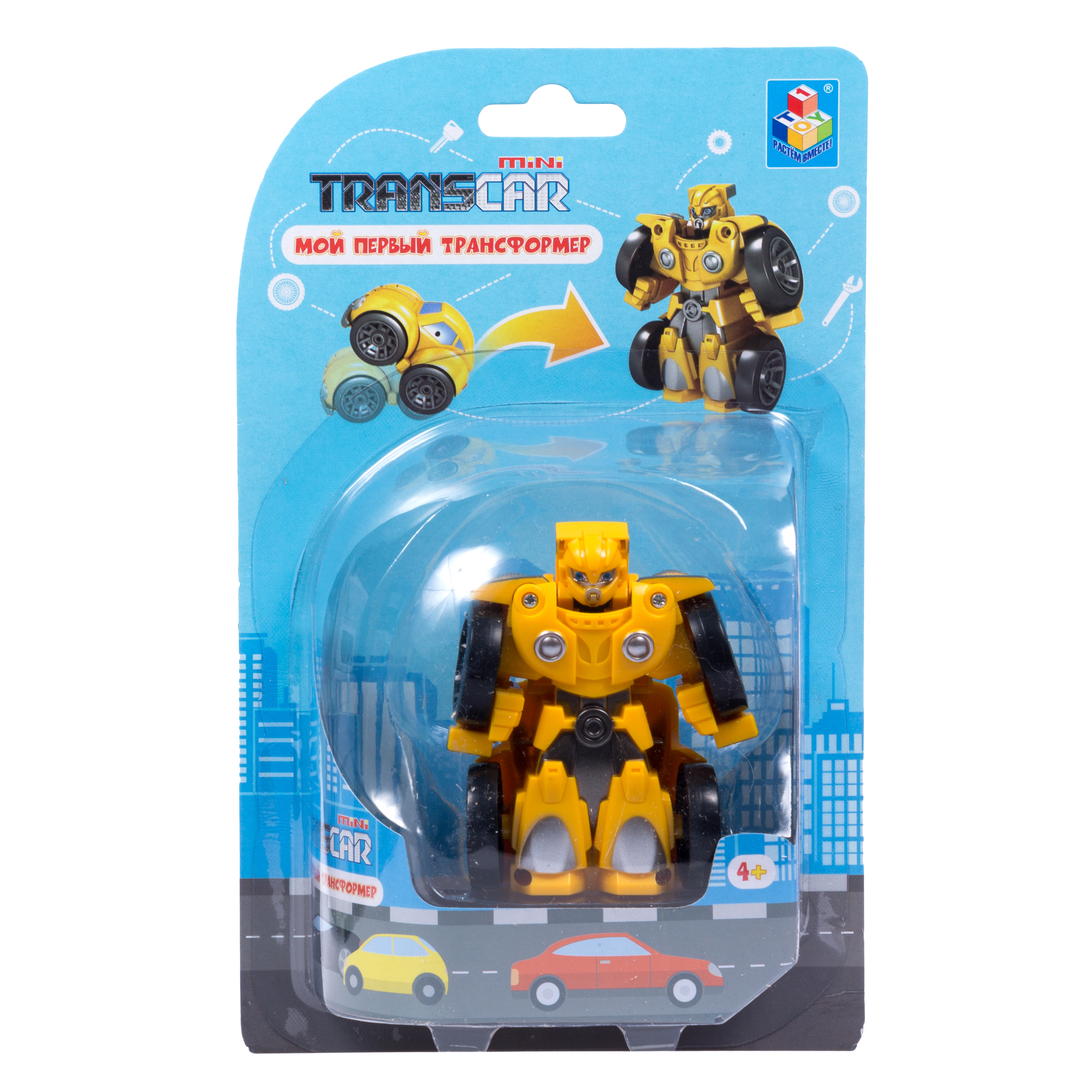 Фигурка 1TOY Автомобиль жёлтый - фото 4