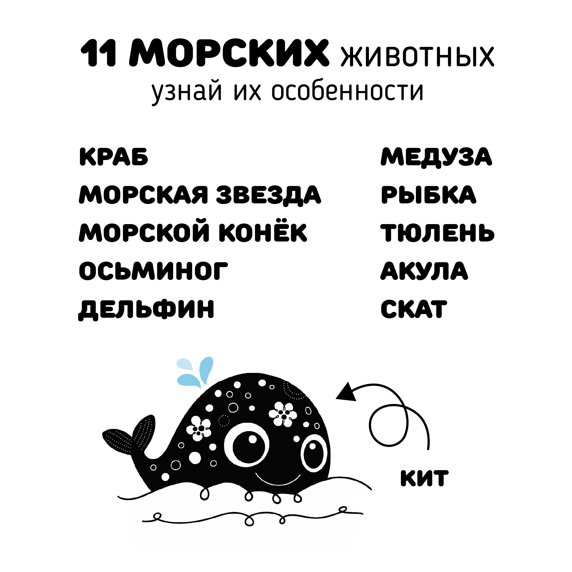 Первая книжка малыша Счастье внутри "Кит" - фото 6