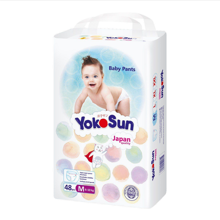 Подгузники YokoSun Baby 3 (6-10кг) 48 шт.