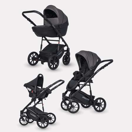 Коляска 3в1 Riko Basic Pacco