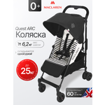 Коляска прогулочная Maclaren Quest ARC Railroad Stripe бежевый