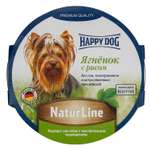 Корм для собак Happy Dog Natur Line паштет ягненок-рис консерввированный 85г