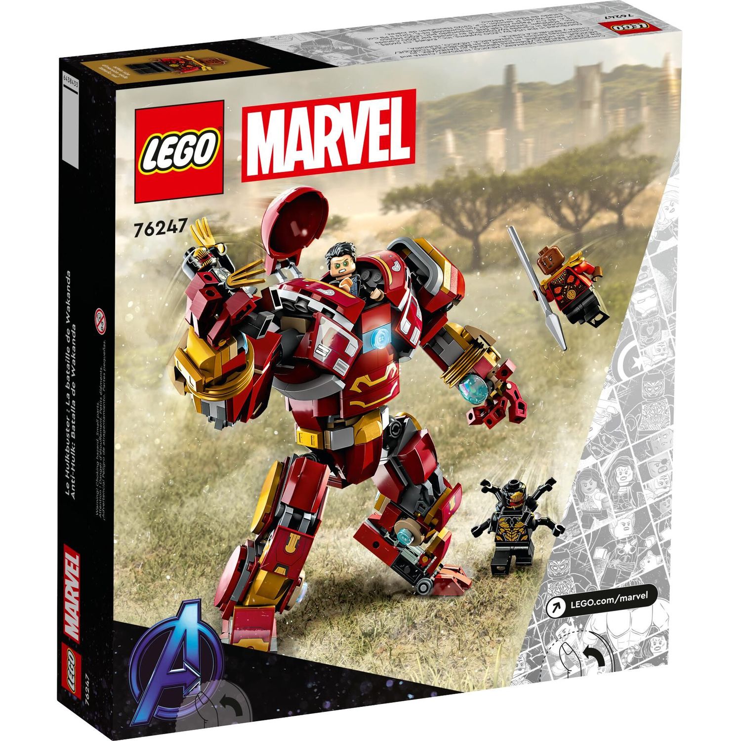 Конструктор LEGO Marvel Super Heroes Халкбастер: битва за Ваканду блочный - фото 5