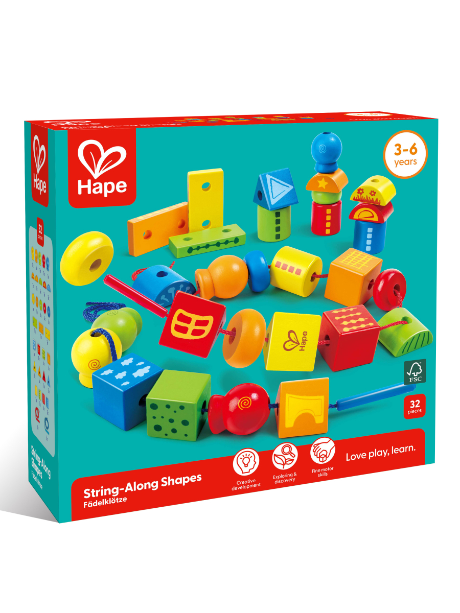 Игрушка Hape шнуровка Бусы шнуровка - фото 16