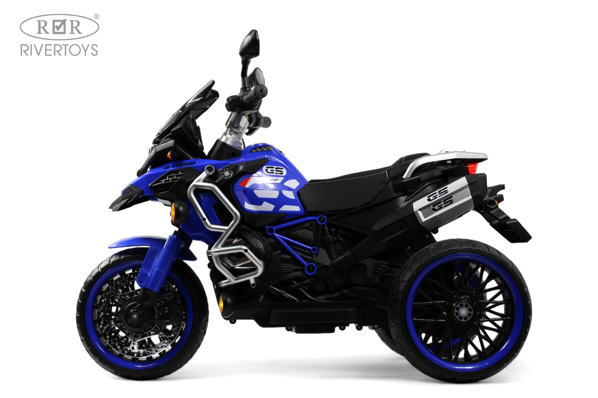 Электромобиль RIVERTOYS М008БХ-BLUE - фото 13