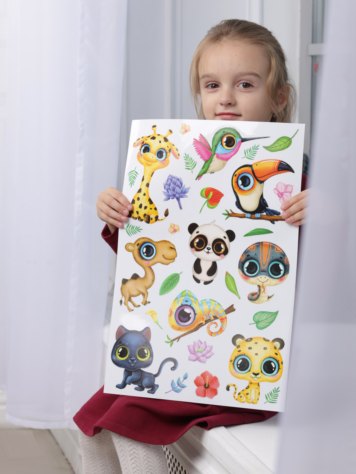 Декоративные наклейки Дрофа-Медиа Тропические животные 4261 - фото 10