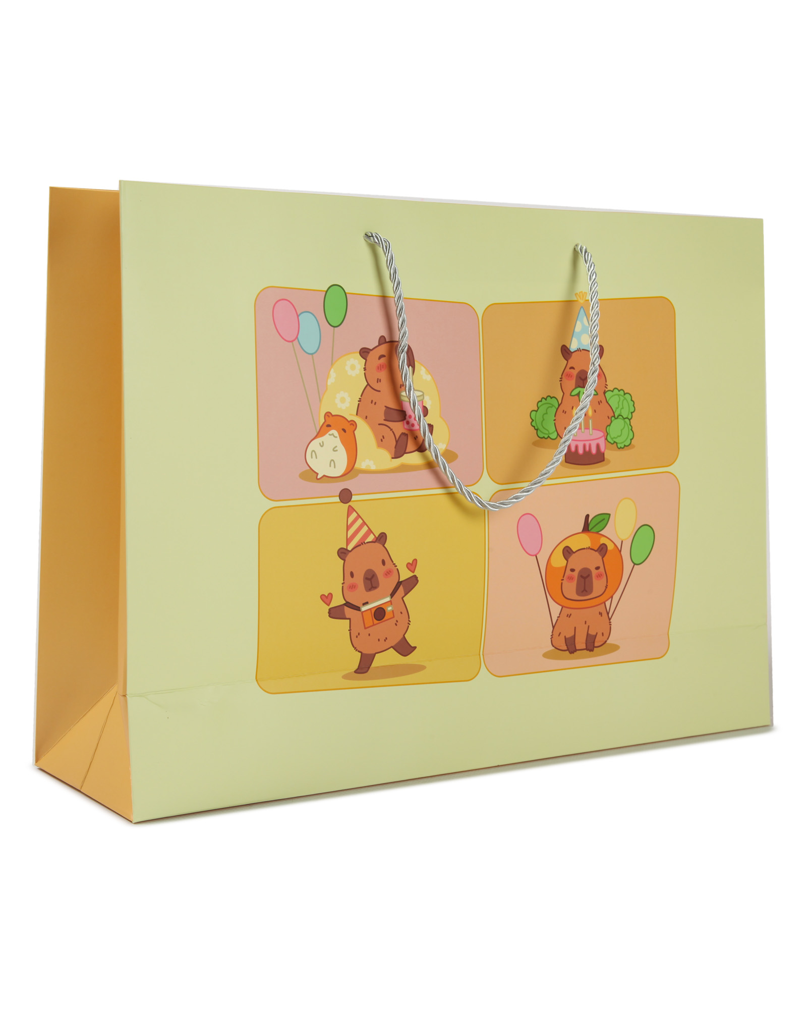 Пакет подарочный Attivio Капибара 41.5*30*12 - фото 6