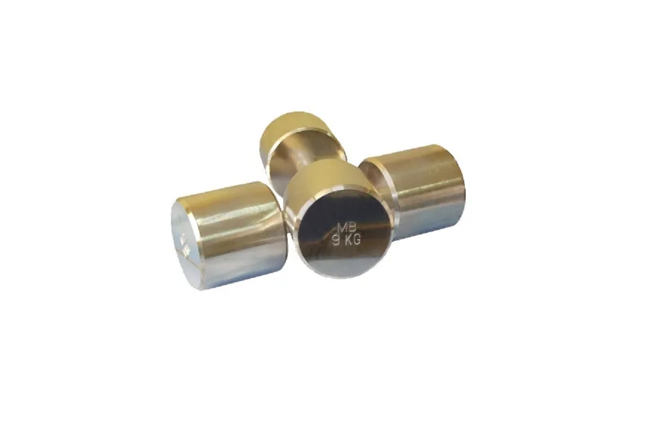 Гантель MbBarbell Фитнесс неразборная 9,0 кг хром - фото 2