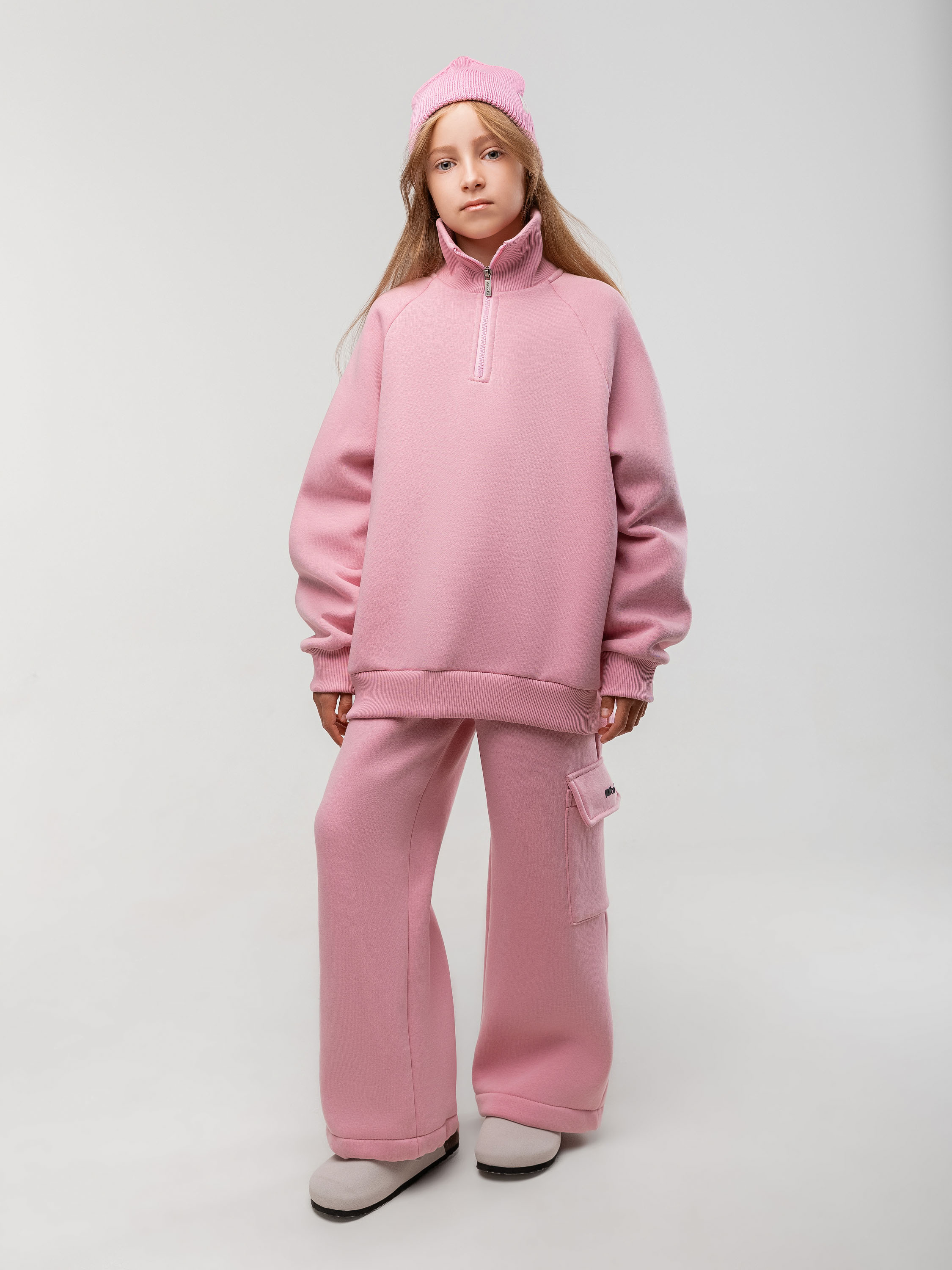 Толстовка и брюки Bodo 46-107MU_розовый - фото 1