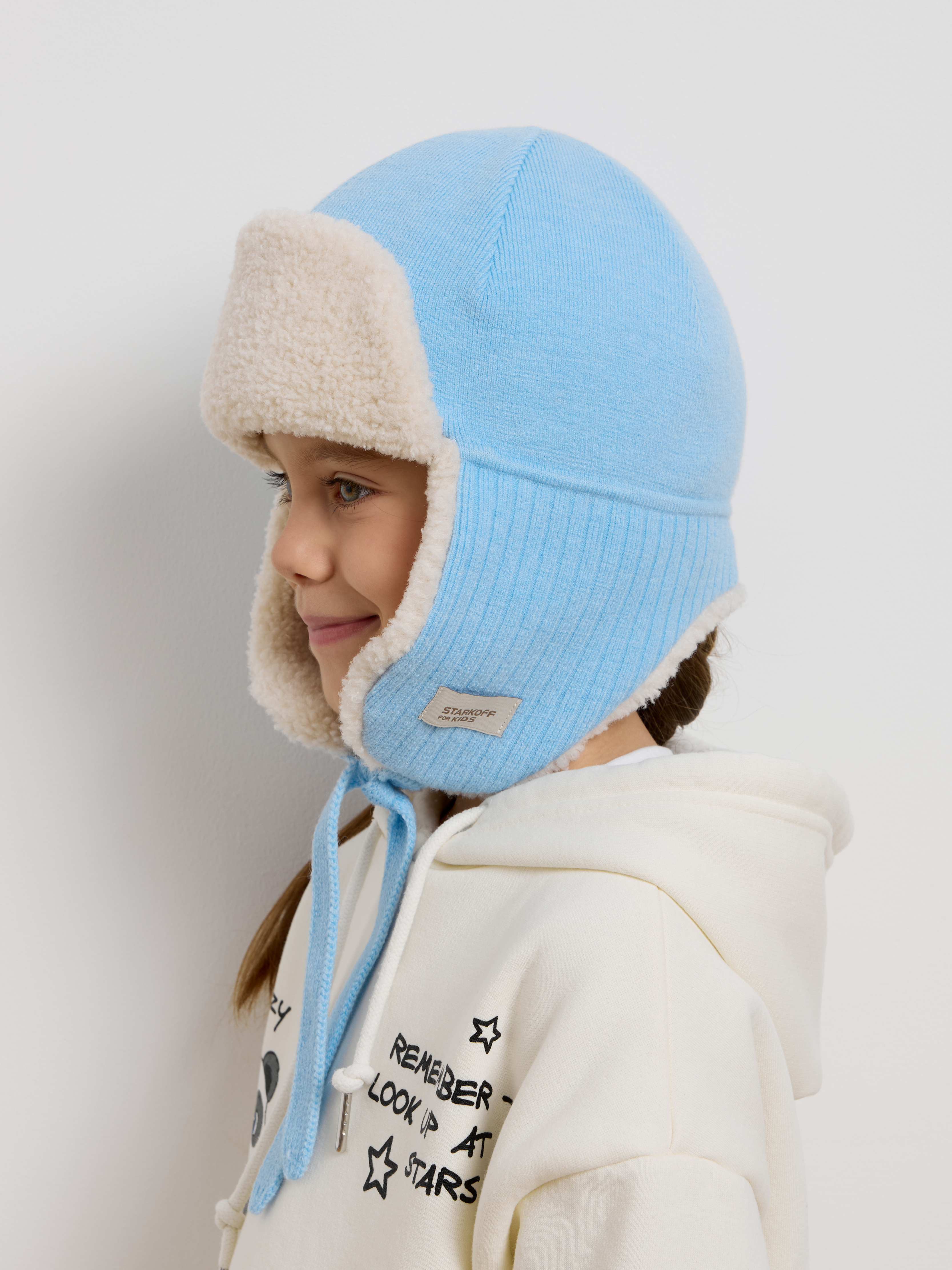 Шапка-ушанка Starkoff Kids Д500911 - фото 12