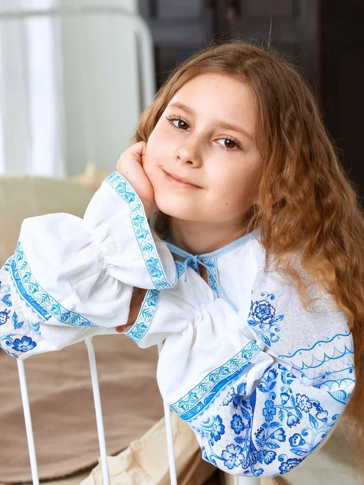 Рубашка MOUN руб_лен_птички - фото 3