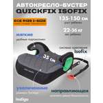 Автокресло Indigo QuickFix черно-серый Isofix 3 (22-36 кг)