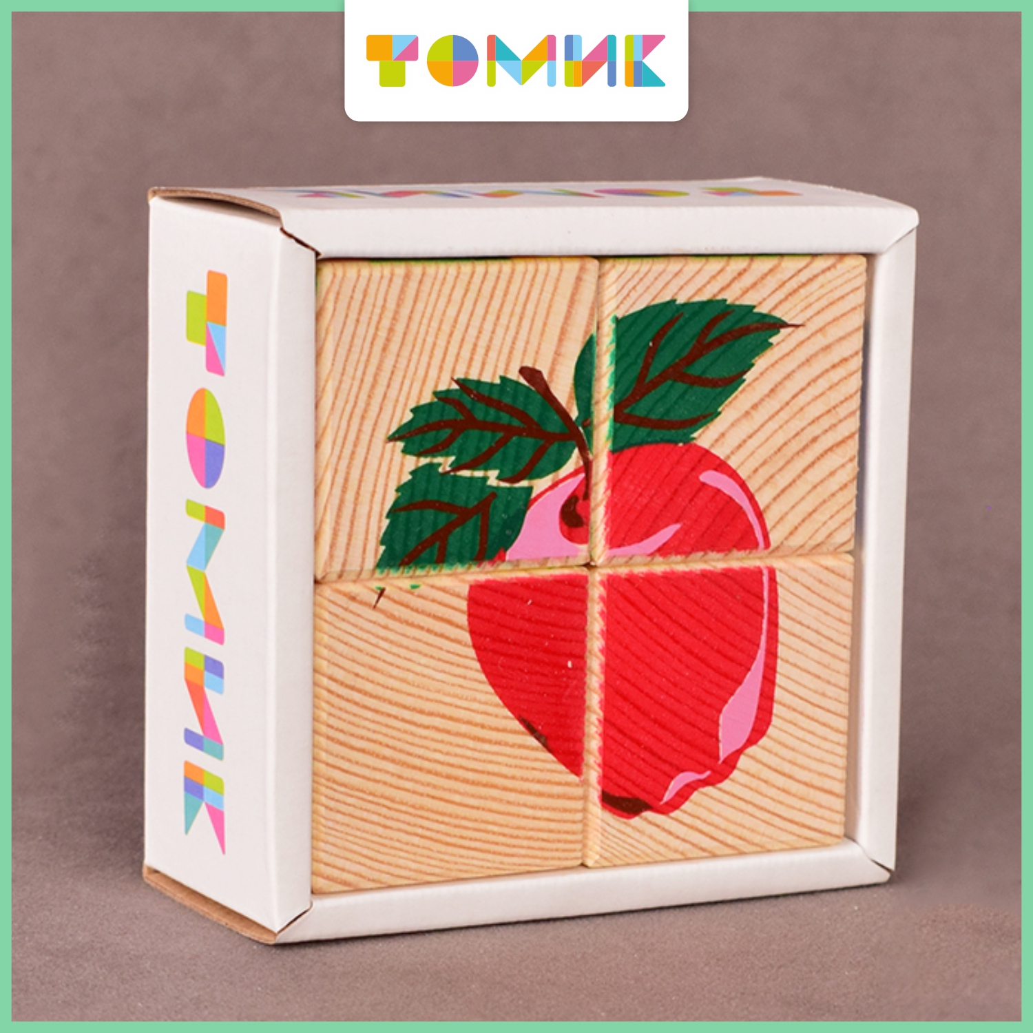 Игрушка Томик кубики Фрукты-ягоды - фото 9