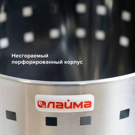 Корзина для мусора Лайма 12 литров матовое