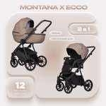 Коляска 2в1 Riko Basic Montana X Ecco бежевый