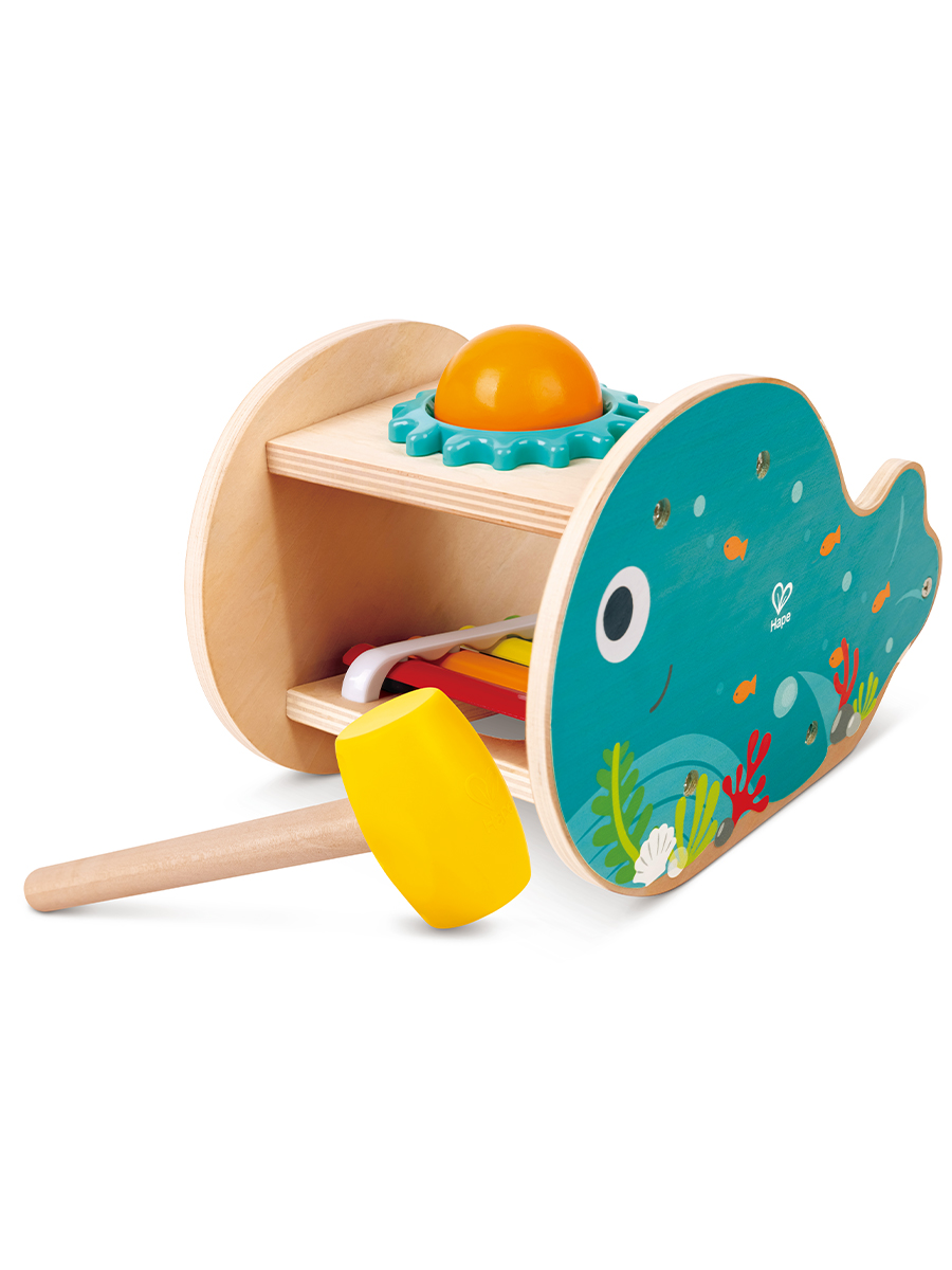 Игрушка музыкальная Hape Китёнок ксилофон - фото 1