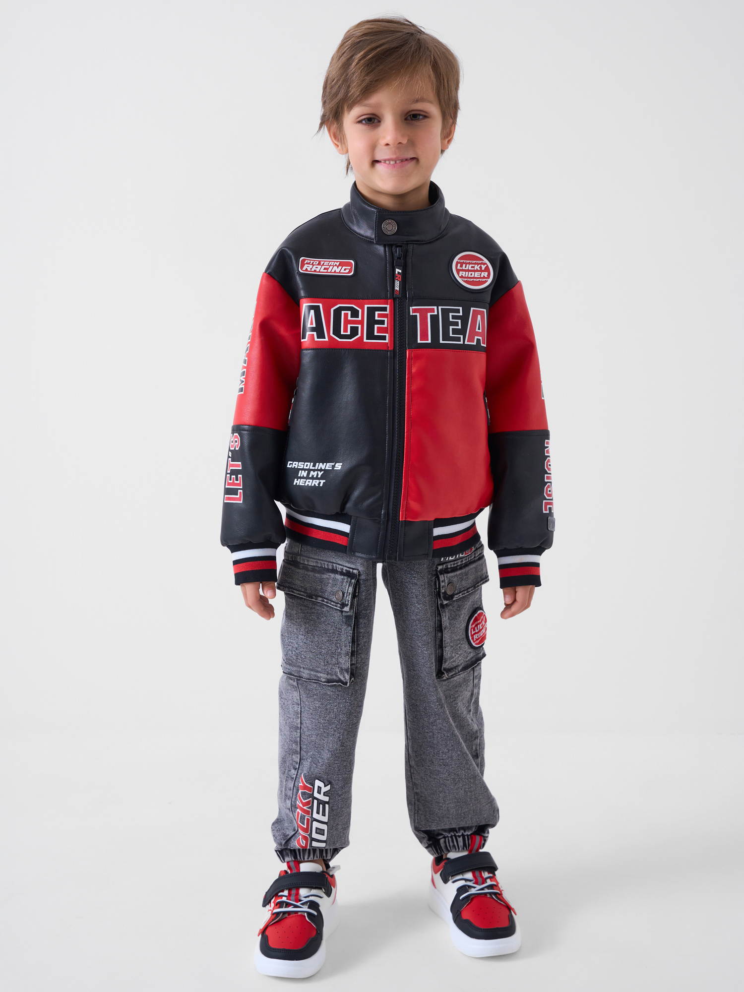 Куртка кожаная PlayToday 12612276 - фото 2