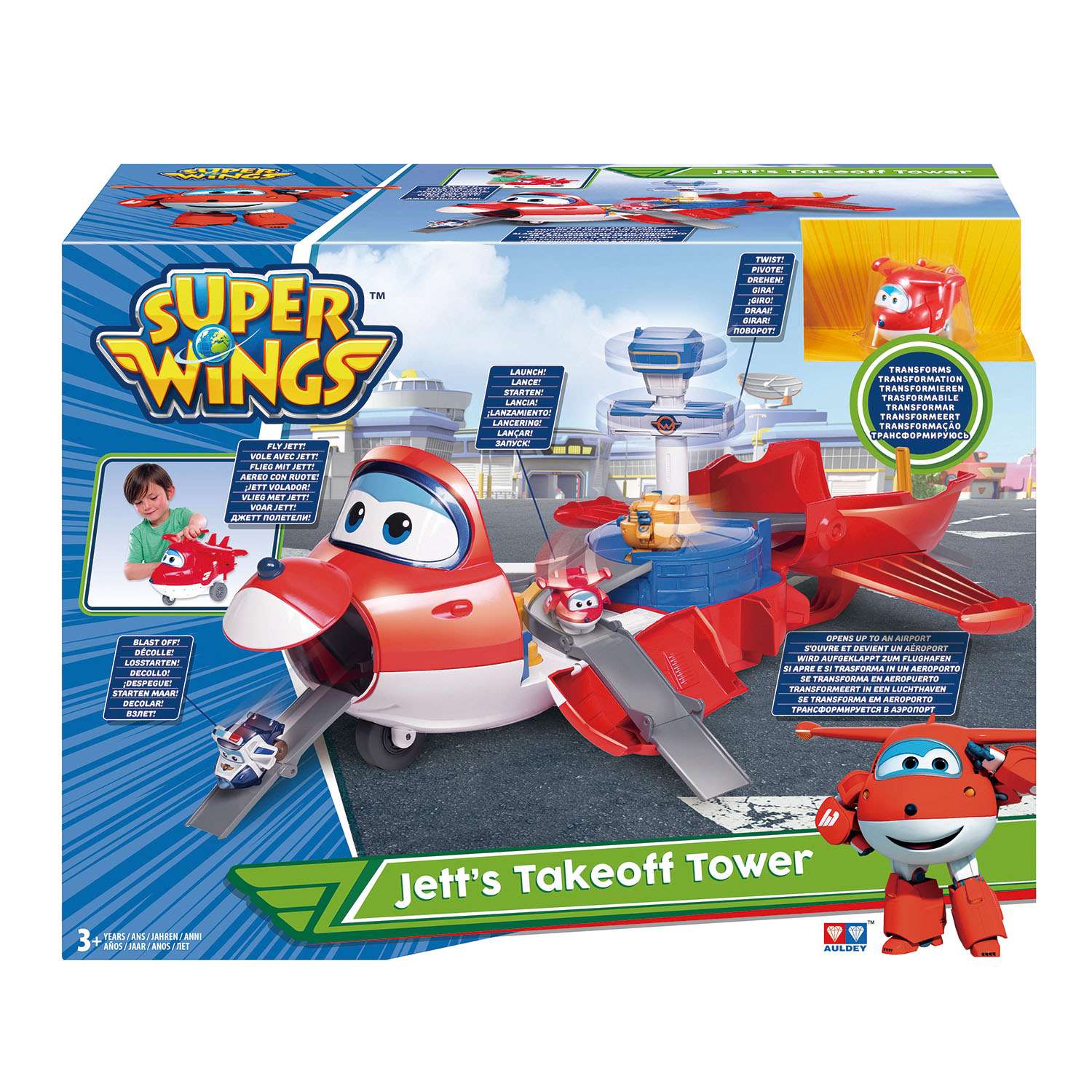 Игровой набор Super Wings Взлётная база Джетта - фото 3