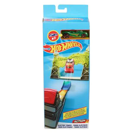 Трек Hot Wheels Огненный прыжок 1 с пусковой установкой
