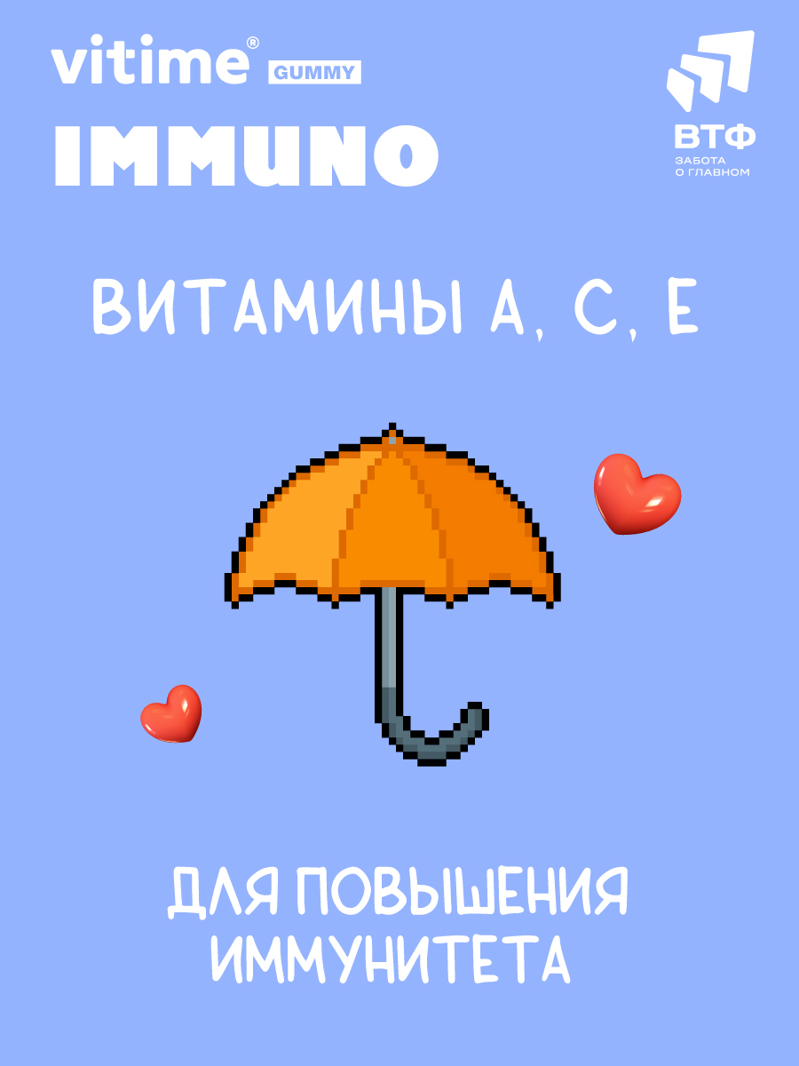 Витамины для детей Vitime Gummy Мармеладные мишки - фото 8