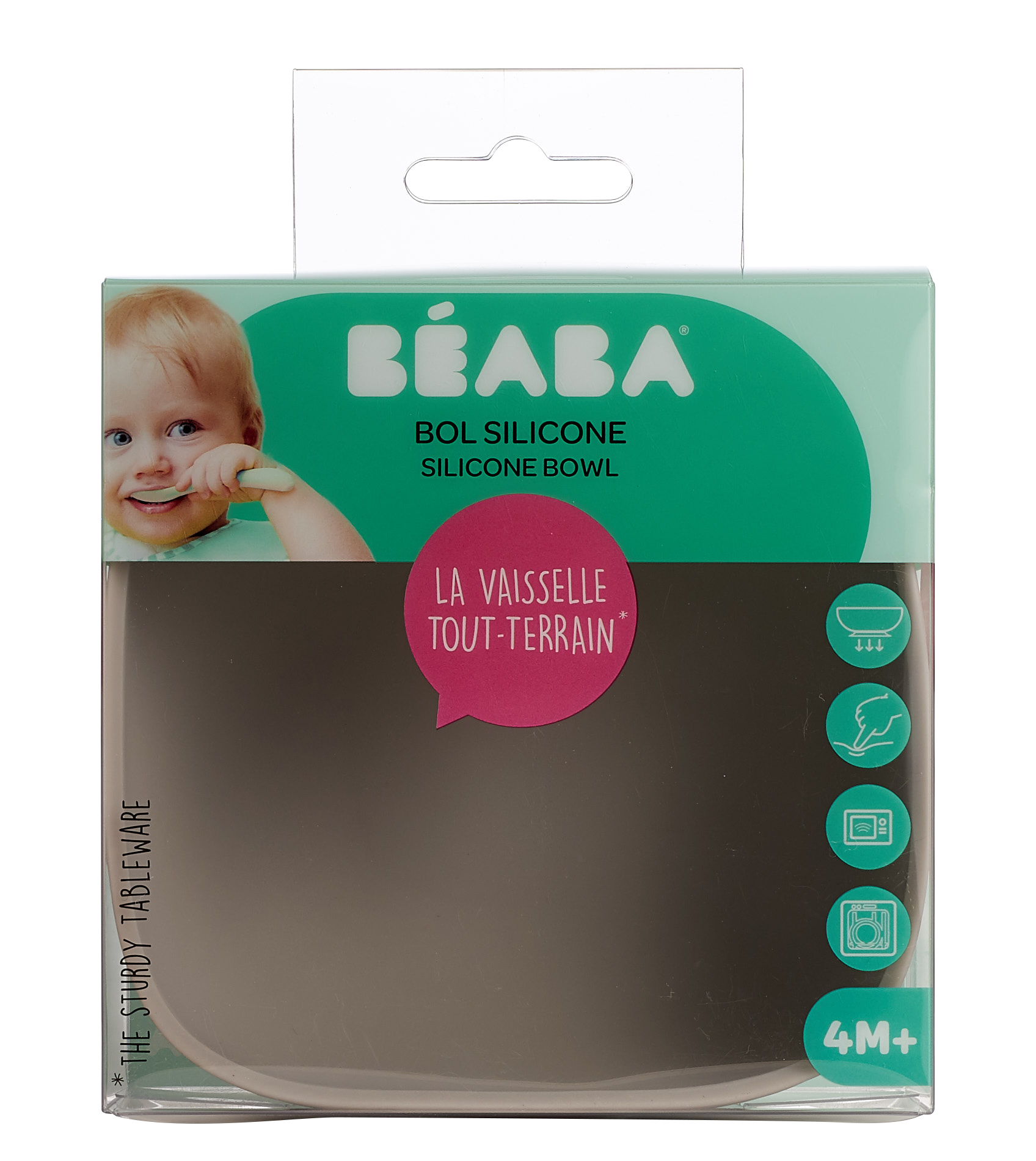 Тарелка BEABA ASSIETTE SILICONE 300 мл 1 предм. - фото 3