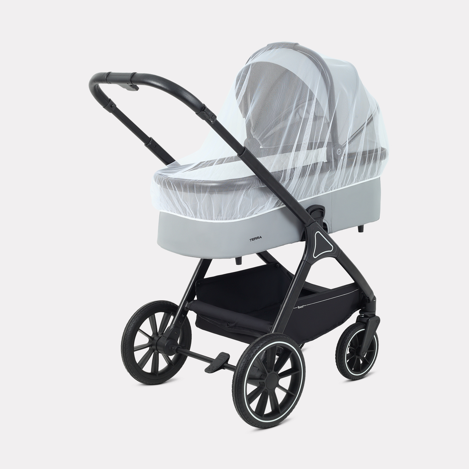 Коляска 2в1 Rant Basic Terra 2в1 серый - фото 19