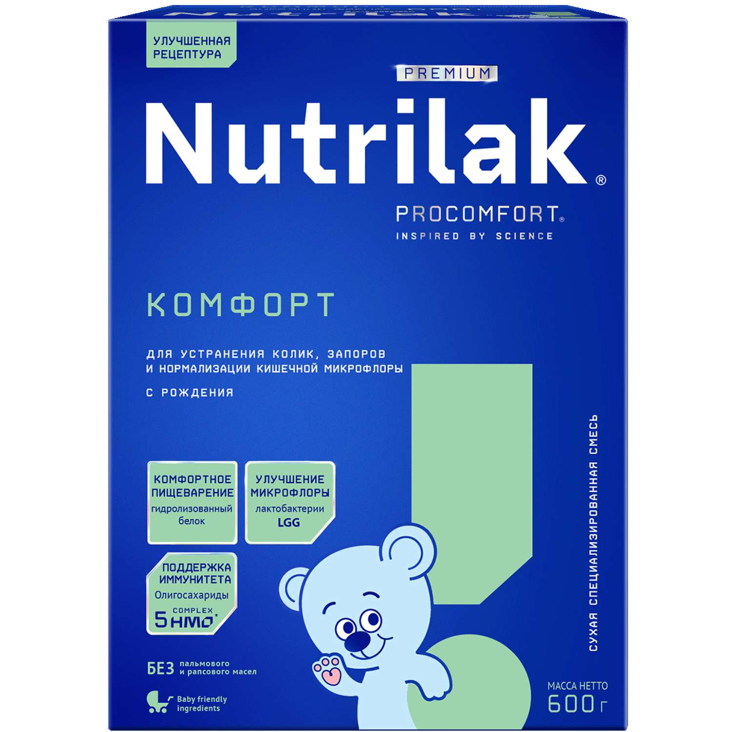 Cмесь сухая Nutrilak Premium Комфорт специализированная 600г с 0месяцев - фото 1