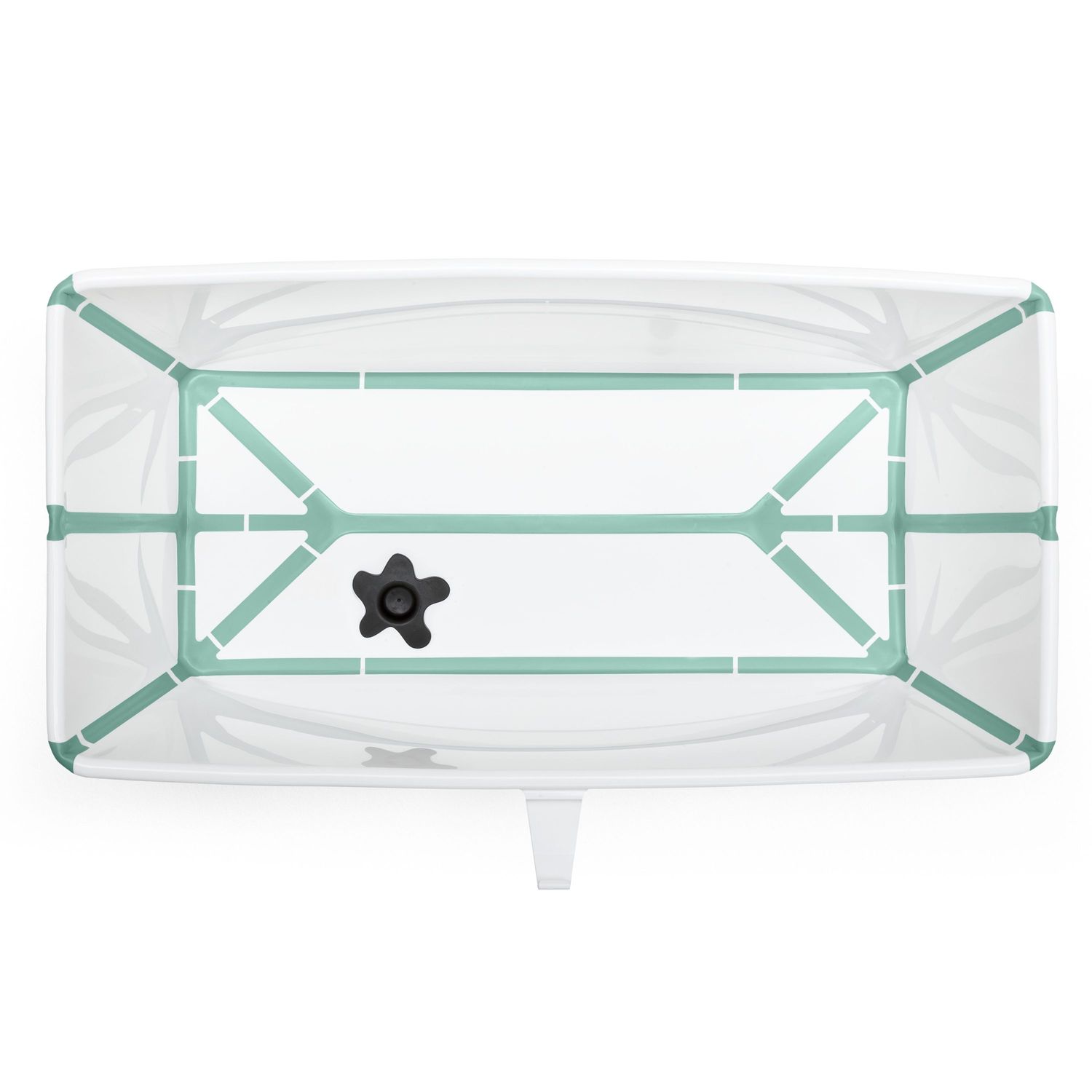 Ванночка Stokke Flexi Bath складная с горкой Бирюза - фото 5