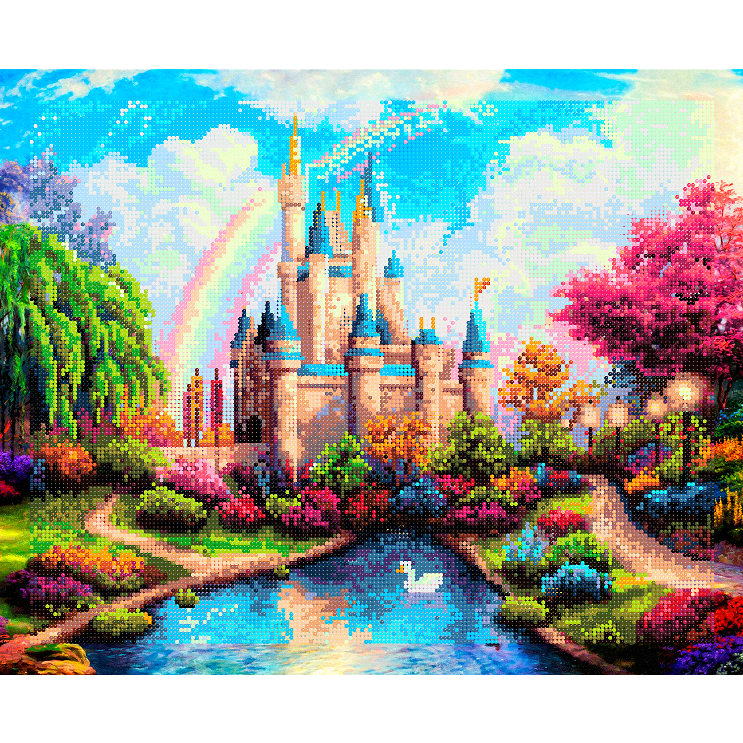 Алмазная мозаика Art on Canvas Замок сказочный в ассортименте - фото 2