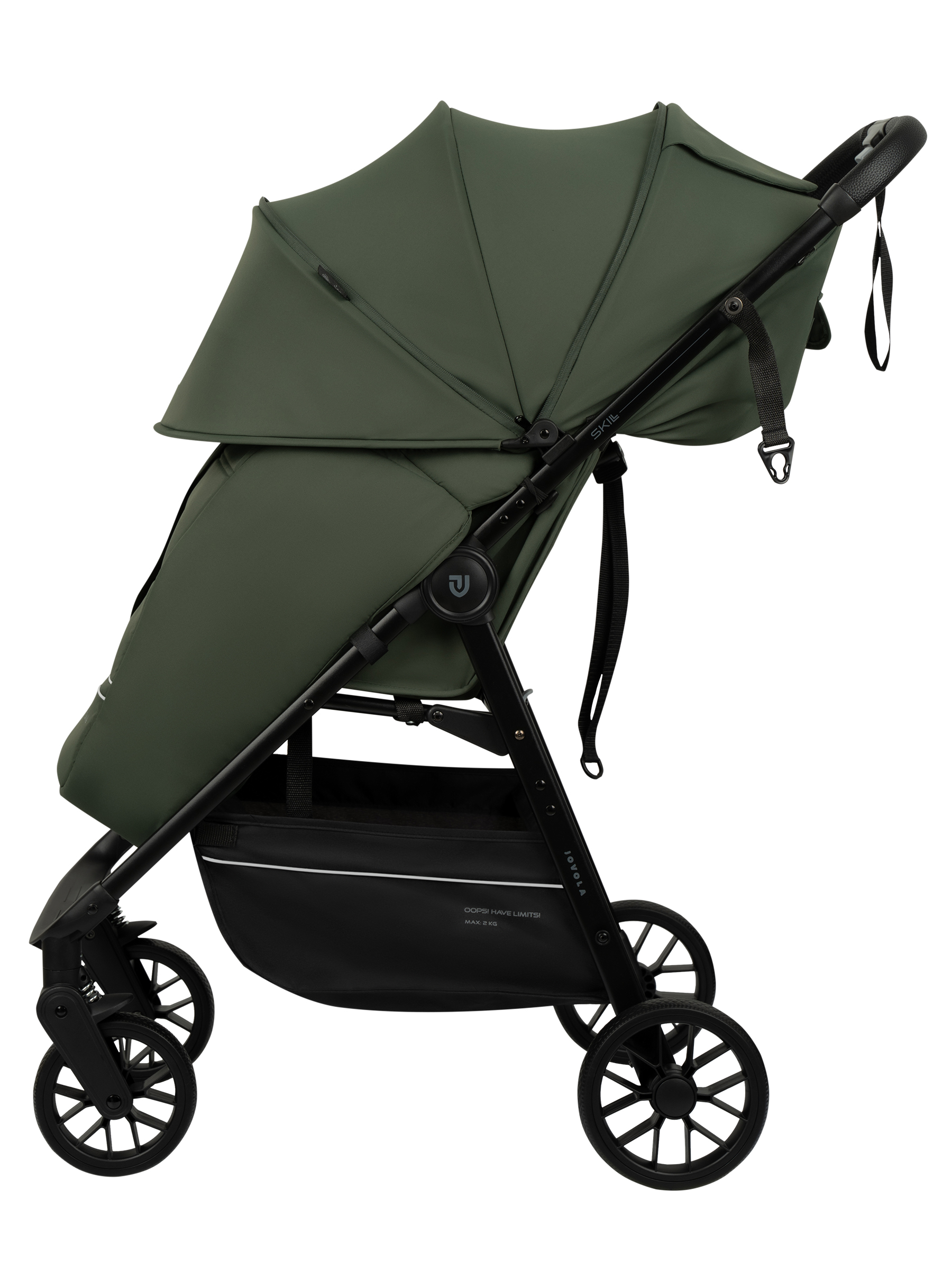 Коляска прогулочная JOVOLA Skill хаки - фото 7