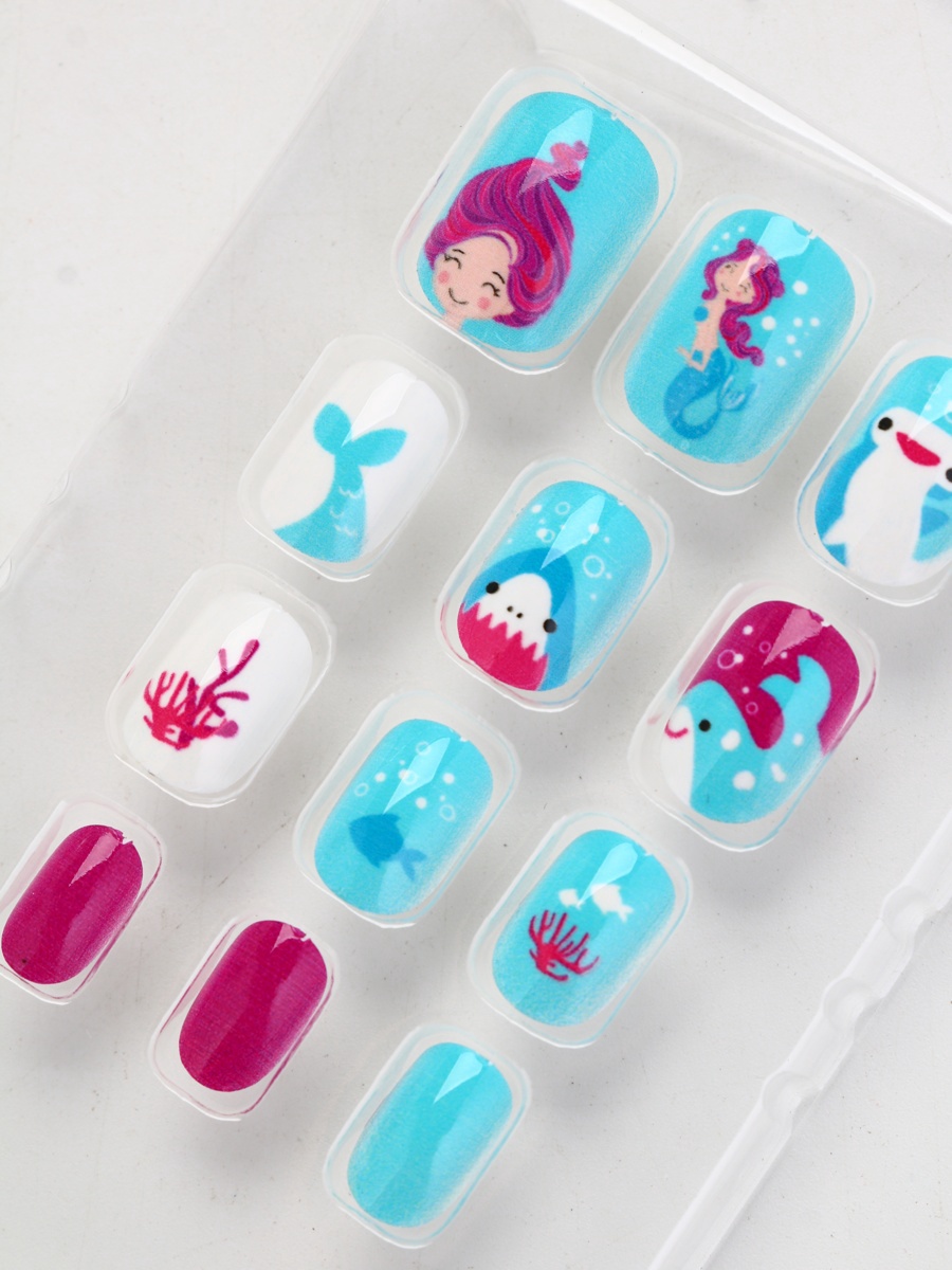 Детские накладные ногти Выбражулька Русалка - фото 3