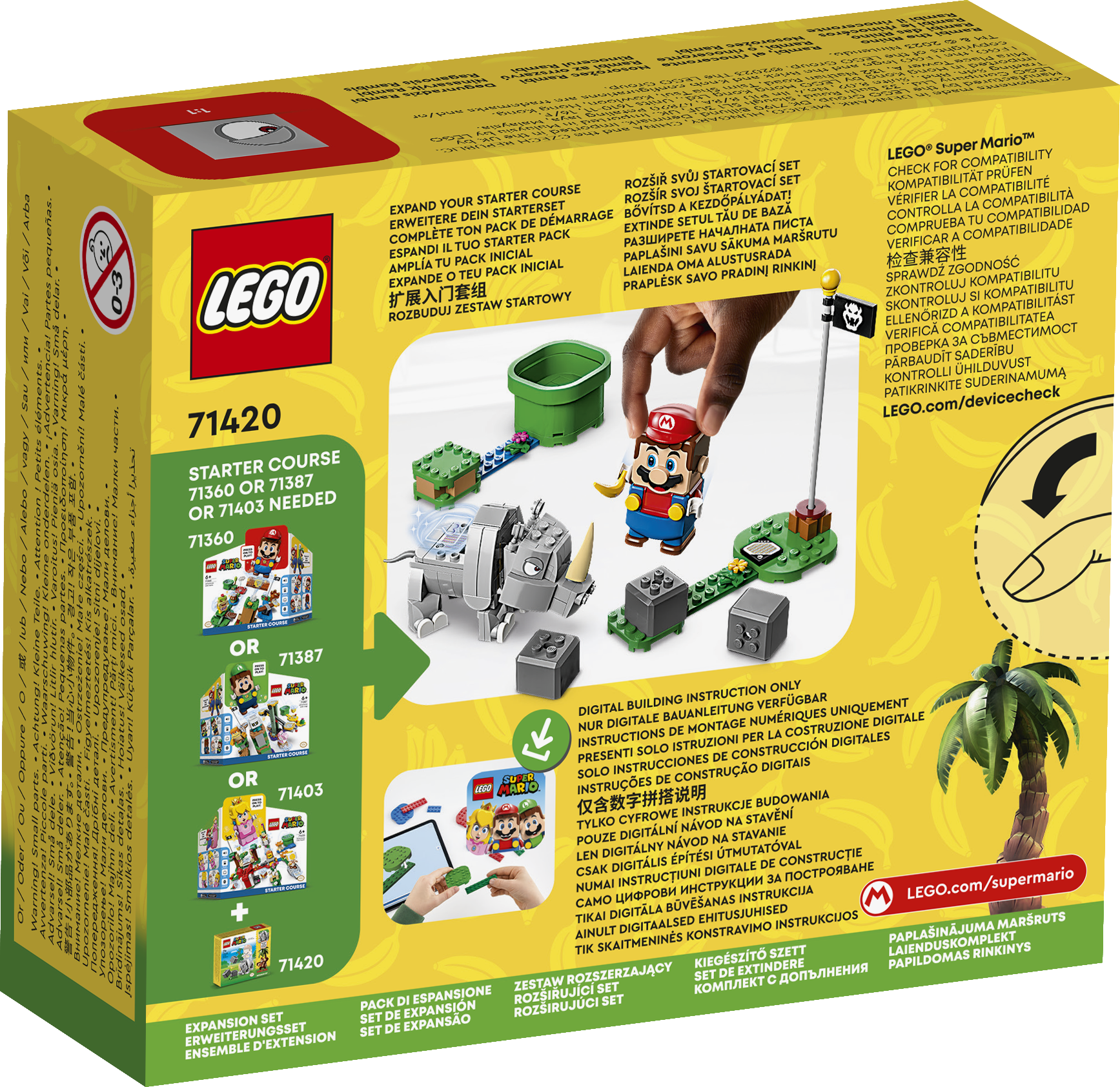 Конструктор LEGO Super Mario Rambi the Rhino 106 дет. - фото 5