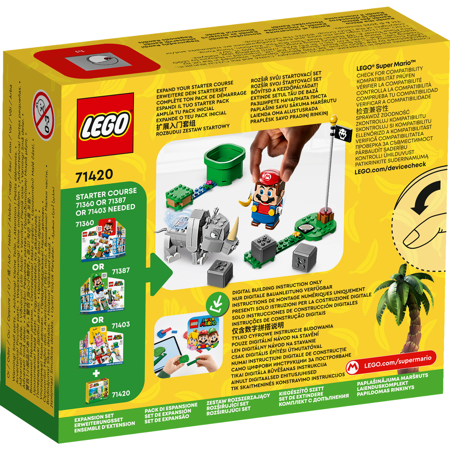 Конструктор LEGO Super Mario Rambi the Rhino 106 дет. - фото 5