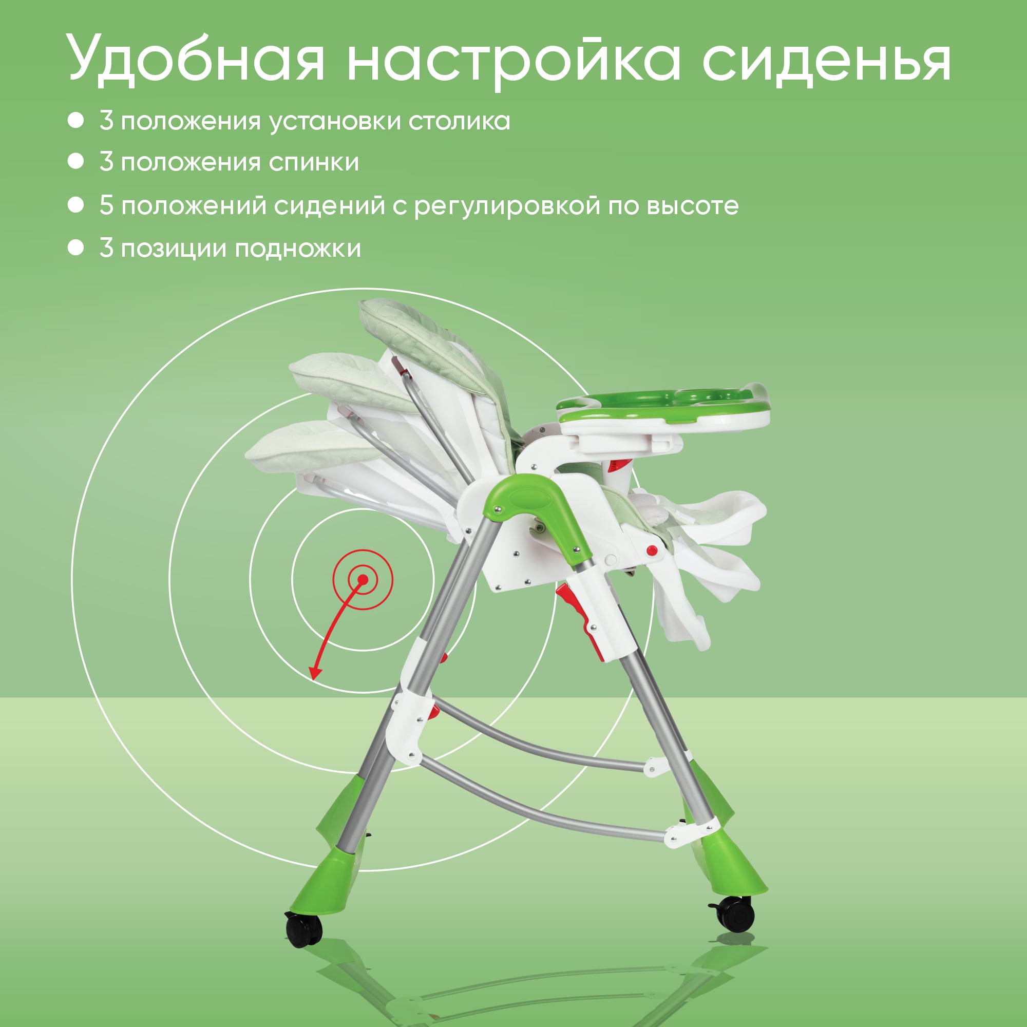 Стульчик для кормления Sweet Baby Royal Classic - фото 4
