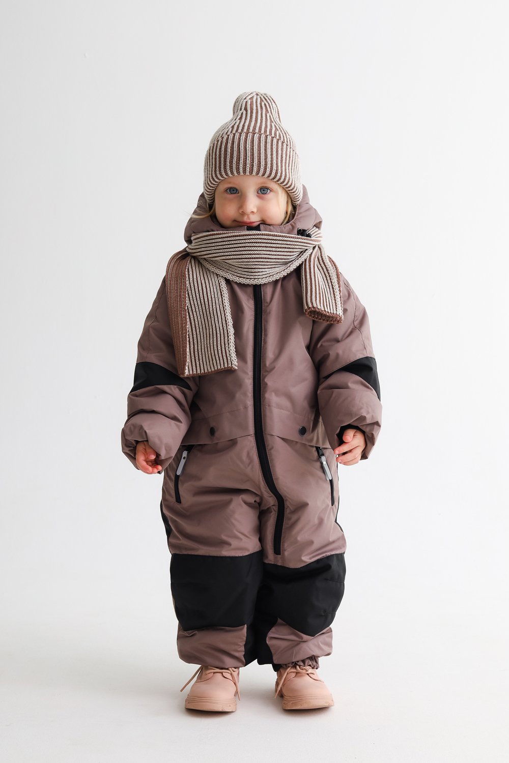 Комбинезон MINIDINO MDW1-OW006/0Комбинезон зимний Super капучино - фото 1