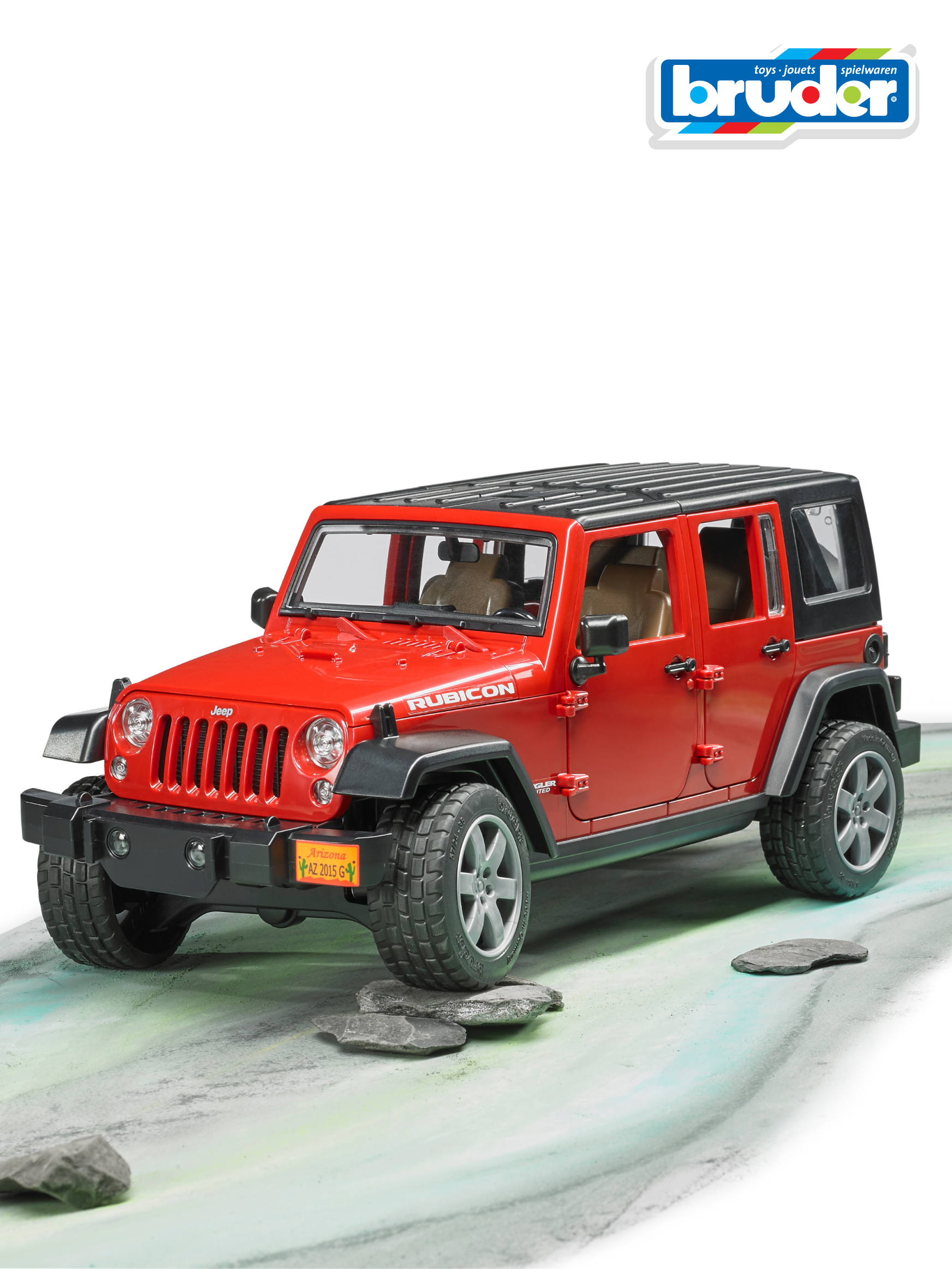 Внедорожник Bruder Jeep Wrangler Unlimited Rubicon 02-525 - фото 1