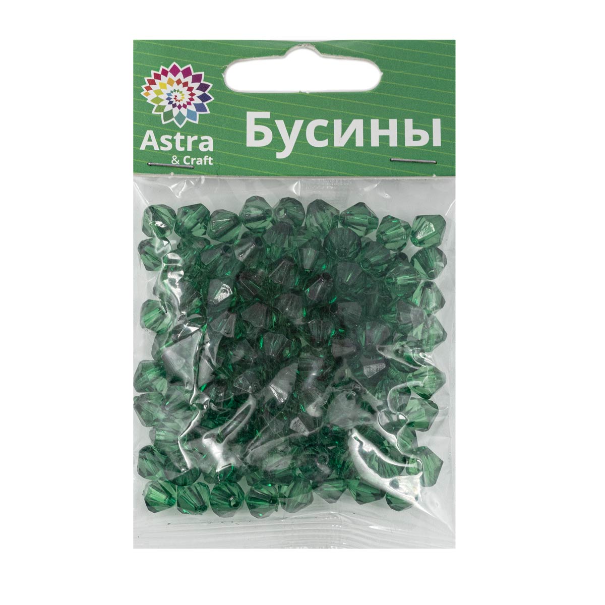 Набор для творчества Astra Craft Бусины 8 мм 25 г граненые - фото 6