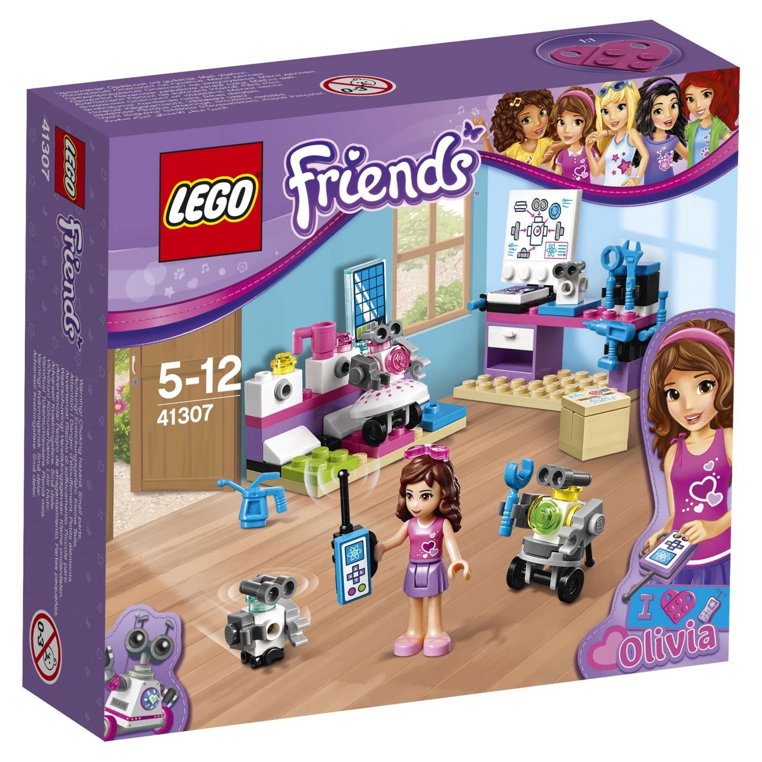 Конструктор LEGO Friends Творческая лаборатория Оливии блочный - фото 2