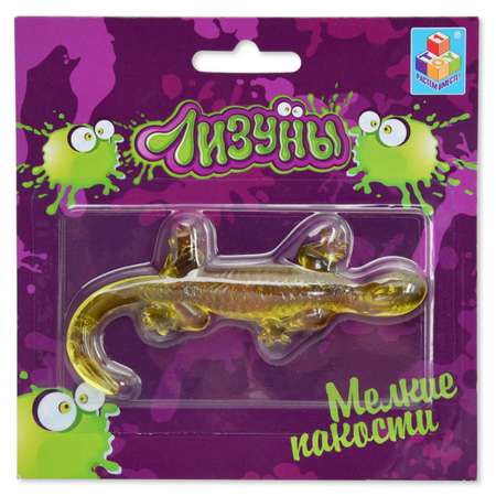 Лизуны 1TOY Мелкие пакости Ящерица Т56324