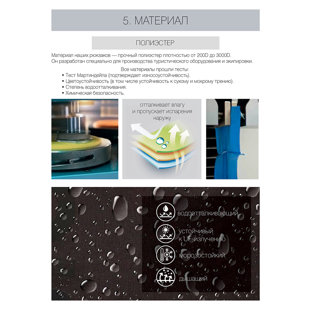 Рюкзак Grizzly мужской - фото 11