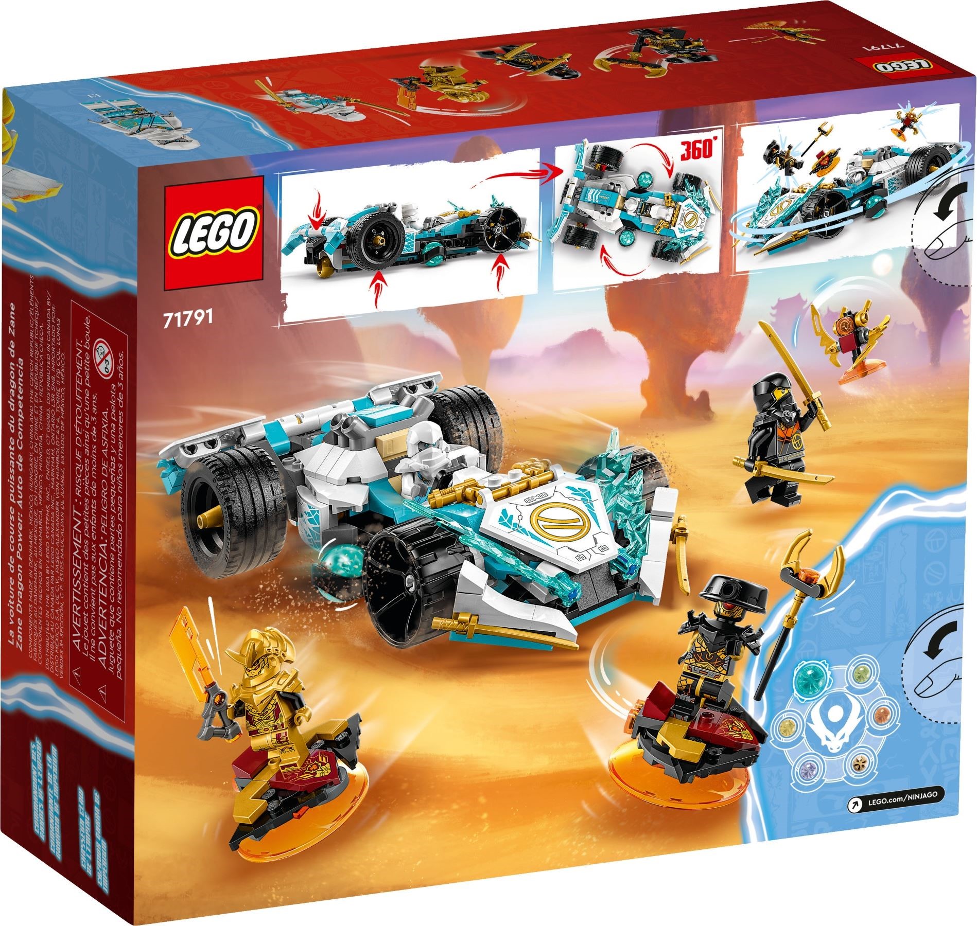 Конструктор LEGO NINJAGO 71791 307 дет. - фото 6
